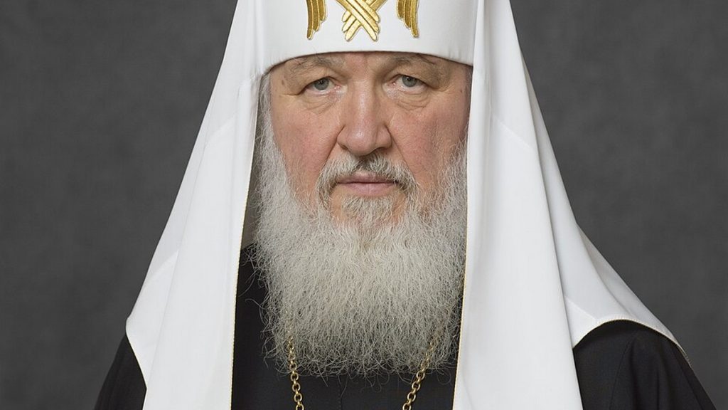 Kirill moszkvai orosz pátriárka hivatalos portréja 2014-ből
