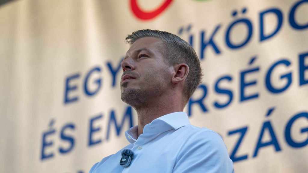 Magyar Péter, a Tisza Párt elnöke