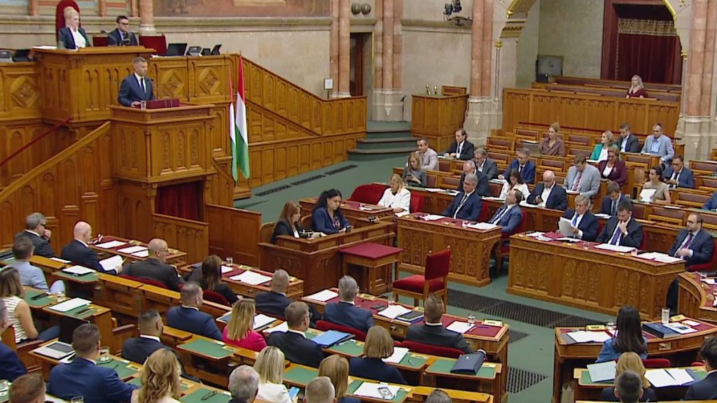 Magyar Péter miniszterelnök felszólalása az Országgyűlésben 2026. szeptember 8-án